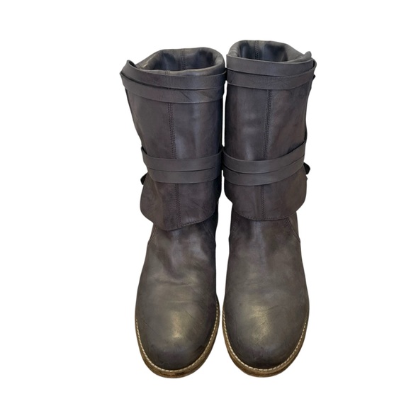 LD TUTTLE Stylish Black Convertible Moto Boots for Women Grey 38 - Picture 3 of 16